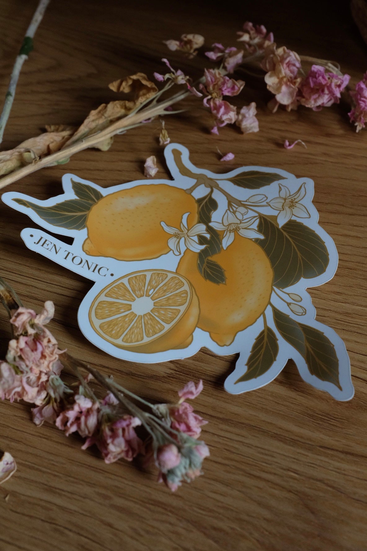 Matte Lemon Sticker