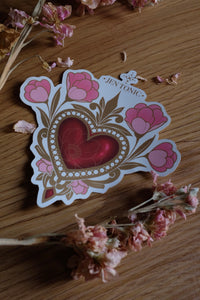 Matte Heart Sticker